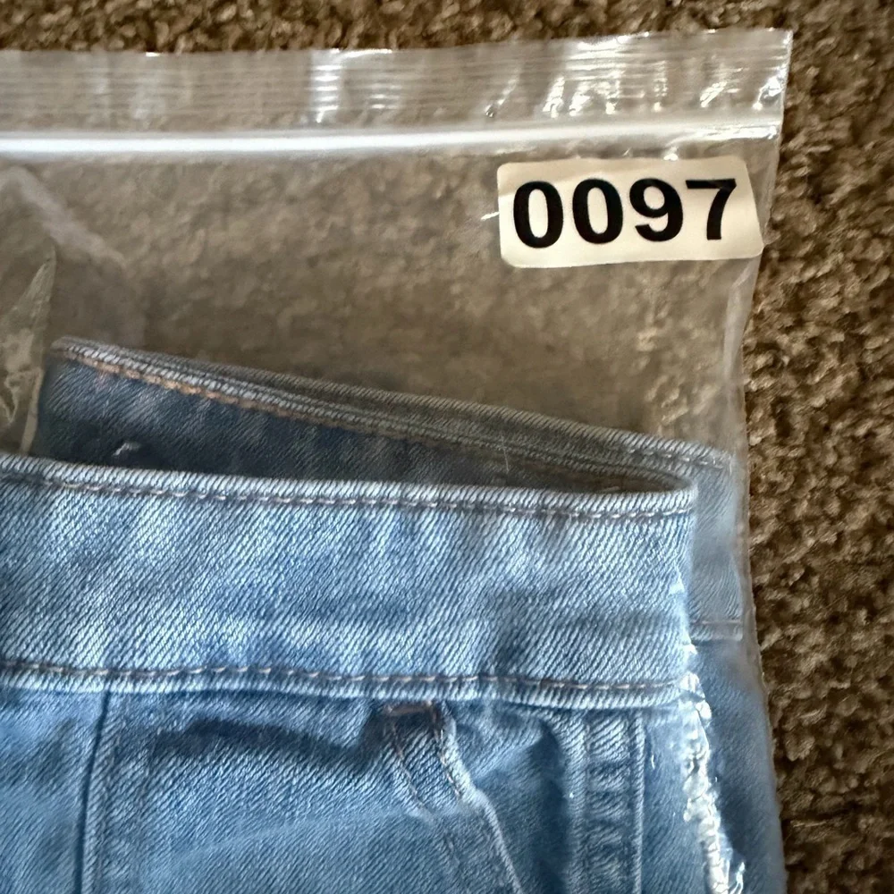 Old Navy Girls Jean Denim Button Front Mini Skirt S 6-7